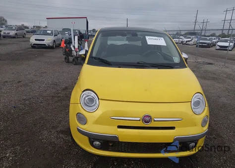 2017 Fiat 500 Lounge из США, поврежденный, VIN 3C3CFFCR4HT594278